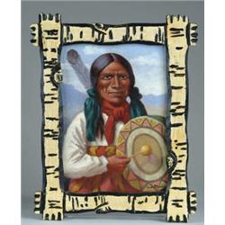 GEORGE STANLEY (American, 20th Century) NATIVE AMERICAN.