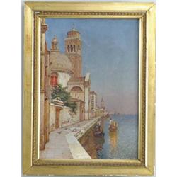 CALTHEA CAMPBELL VIVIAN (American, 1857-1943) THE GRAND CANAL.