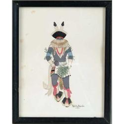 PABLITA VELARDE (American 1918- ) SANTA CLARA DANCER.