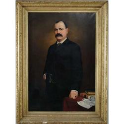 DELBERT DANA COOMBS (American, 1850-1938) PORTRAIT OF JUDGE GEORGE C. WING.