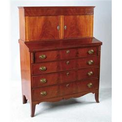 FINE FEDERAL INLAID MAHOGANY LADIES DESK.