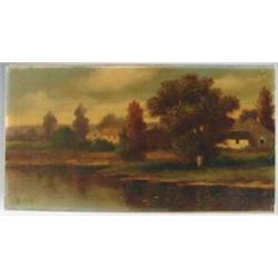 THOMAS BIRCH (American, 1779-1851) NEW ENGLAND LANDSCAPE.