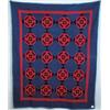 Image 1 : FINE AMISH PIECED QUILT.