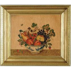 COLORFUL THEOREM OF FRUIT BOWL WITH DOVE.