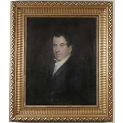 HUGH BRIDPORT (American, 1794-1868) PORTRAIT OF A GENTLEMAN.