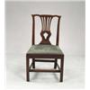 Image 1 : GEORGE III MAHOGANY SIDE CHAIR.