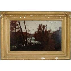 LOUIS E. DELIUS (American, 19th Century) ENOREE RIVER, SOUTH CAROLINA.