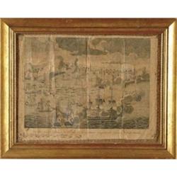 UNKNOWN (Early 19th Century) “THE ATTACK MADE ON TRIPOLI …UNDER COMMODORE EDWARD PREBLE”.