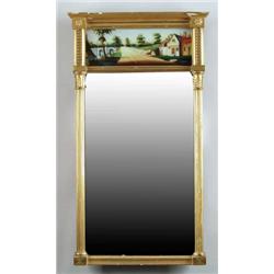 FEDERAL TWO PART PICTURE MIRROR.