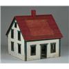 Image 1 : OUTSTANDING PAINTED AND CARVED WOOD DOLLHOUSE.