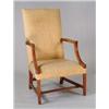 Image 1 : HEPPLEWHITE MAHOGANY MARTHA WASHINGTON ARMCHAIR.