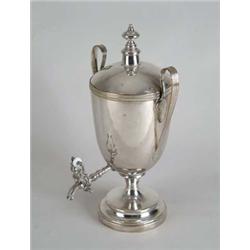 FINE SHEFFIELD SILVER PLATED TEA URN.