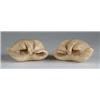 Image 1 : PAIR OF WHALE EAR BONES.