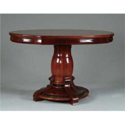 OUTSTANDING BIEDERMIER STYLE MAHOGANY CENTER TABLE.