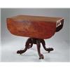 Image 1 : FINE NEW YORK MAHOGANY FEDERAL DROP LEAF TABLE.