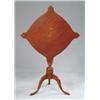 Image 1 : FEDERAL INLAID CHERRY SHAPED TOP CANDLESTAND.