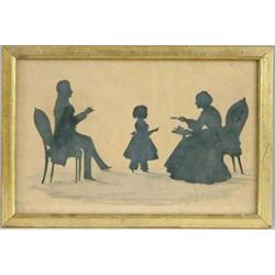 FRAMED FAMILY SILHOUETTE.