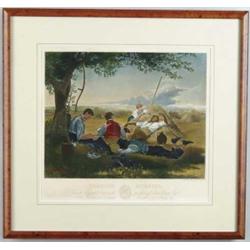 AFTER WILLIAM SYDNEY MOUNT (American, 1807-1868) “FARMERS NOONING”.