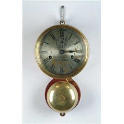 SETH THOMAS BRASS SHIP’S CLOCK.