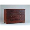 Image 1 : COUNTRY MINIATURE MAHOGANY SIX DRAWER CHEST.