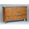 Image 1 : ONE DRAWER LIFT TOP BLANKET CHEST.