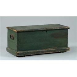 SMALL PAINTED TRUNK.