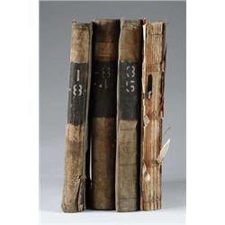 FOUR CITY OF CLEVELAND, OHIO DEPARTMENT OF FIRE DAILY RECORDS BOOKS.