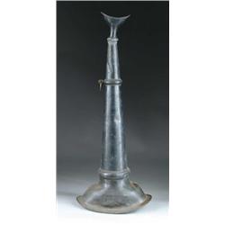 SILVER PLATED FIRE HORN.