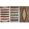 Image 1 : THREE NAVAJO RUGS.