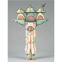 PAINTED AND CARVED KACHINA HOPI DOLL.