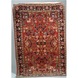 SEMI-ANTIQUE ORIENTAL SCATTER RUG.