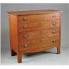 Image 1 : FOUR DRAWER HEPPLEWHITE BIRCH CHEST.