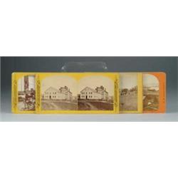 LOT OF ELEVEN SHAKER STEREOPTIC CARDS.