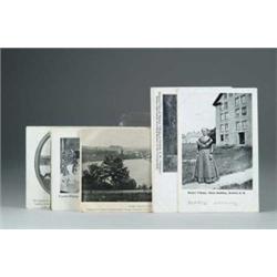 GROUP OF THIRTEEN SHAKER POSTCARDS.