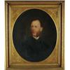 Image 1 : UNSIGNED (American, 19th Century) PORTRAIT OF A GENTLEMAN.