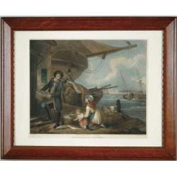 JOHN THOMAS SERRES (English, 1759-1825) FISHERMAN’S RETURN.