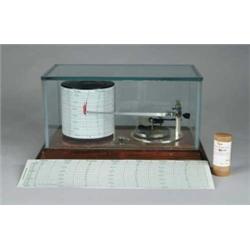 CASED BAROGRAPH BY TAYLOR INSTRUMENT COMPANY.