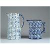 Image 1 : TWO SPONGEWARE PITCHERS.