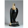Image 1 : CARVED AND POLYCHROMED WOOD STANDING EAGLE.