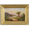 Image 1 : UNSIGNED (American, 19th Century) HUDSON RIVER SCHOOL LANDSCAPE.