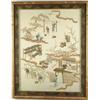 Image 1 : ORIENTAL FRAMED SILK PICTURE.