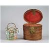 Image 1 : BASKET CASED ROSE MEDALLION TEAPOT.