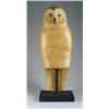 Image 1 : CARVED AND PAINTED FOLK ART OWL BY FRANK FINNEY.