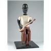Image 1 : FOLK ART CARVED SEATED BLACK MINSTREL BY HOWARD ANDERSON.