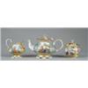 Image 1 : THREE PIECE GERMAN DECORATED PORCELAIN TEA SET.