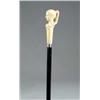 Image 1 : CARVED IVORY HANDLED CANE.