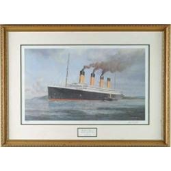 STEPHEN J. CARD (20th Century) “R. M. S. TITANIC”.
