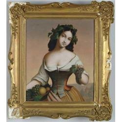 UNSIGNED (European, 19th Century) THE GRAPE GIRL.