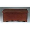 Image 1 : MINIATURE MAHOGANY BLANKET BOX.