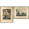 Image 1 : SIGNED (German, 20th Century) TWO SHIPPING COLORED PRINTS.